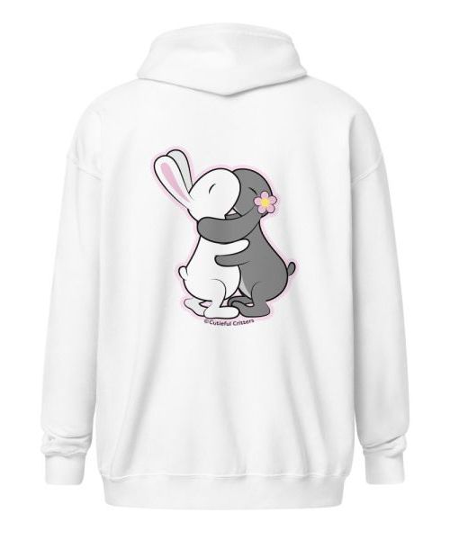 Hopity Love Unisex heavy blend zip hoodie