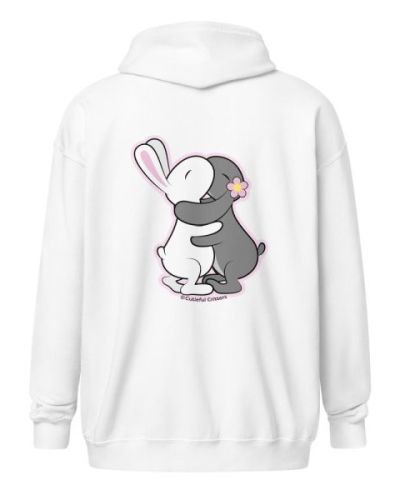 Hopity Love Unisex heavy blend zip hoodie