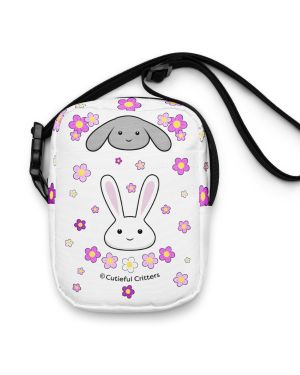 Flower Bunnies Utility crossbody bag