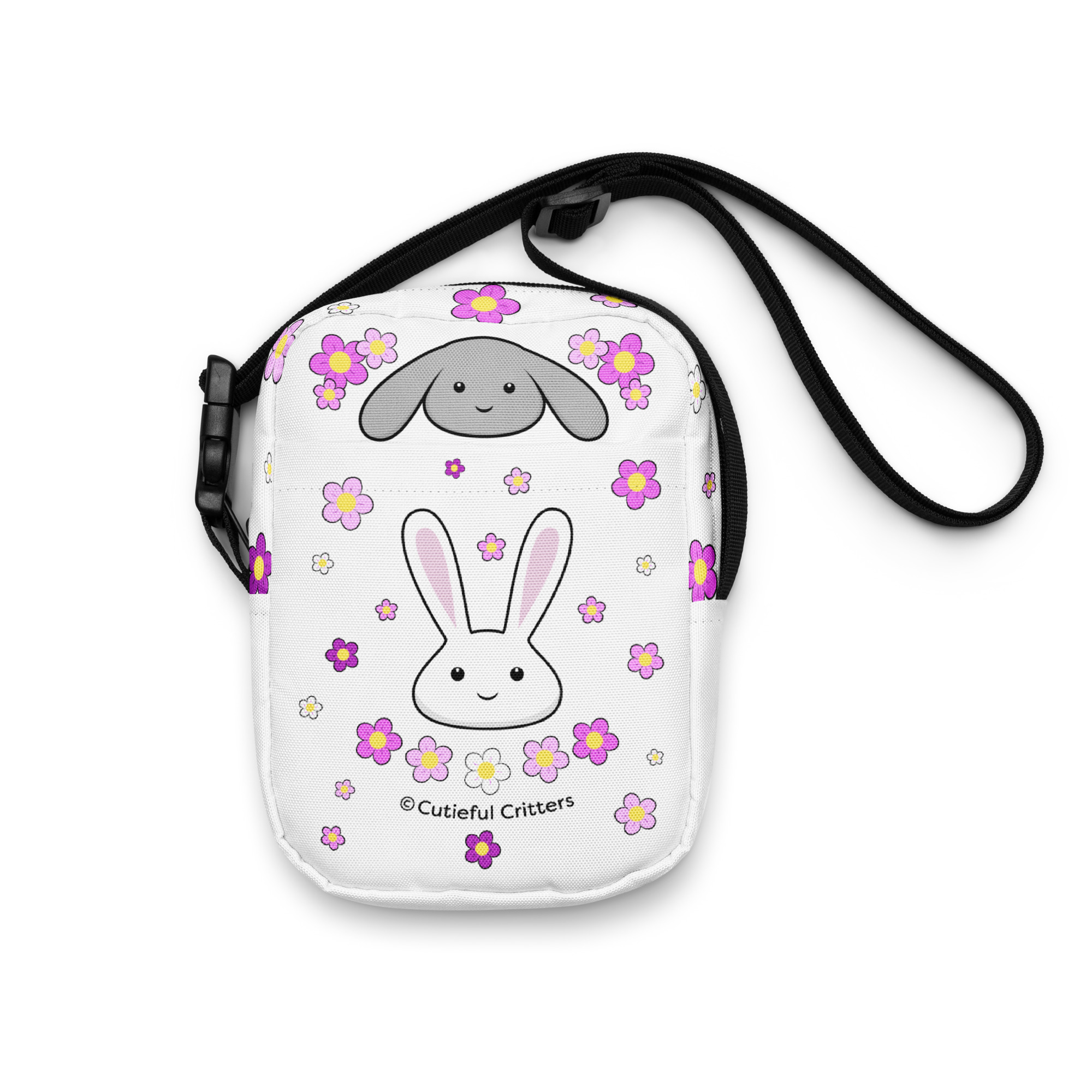 Flower Bunnies Utility crossbody bag