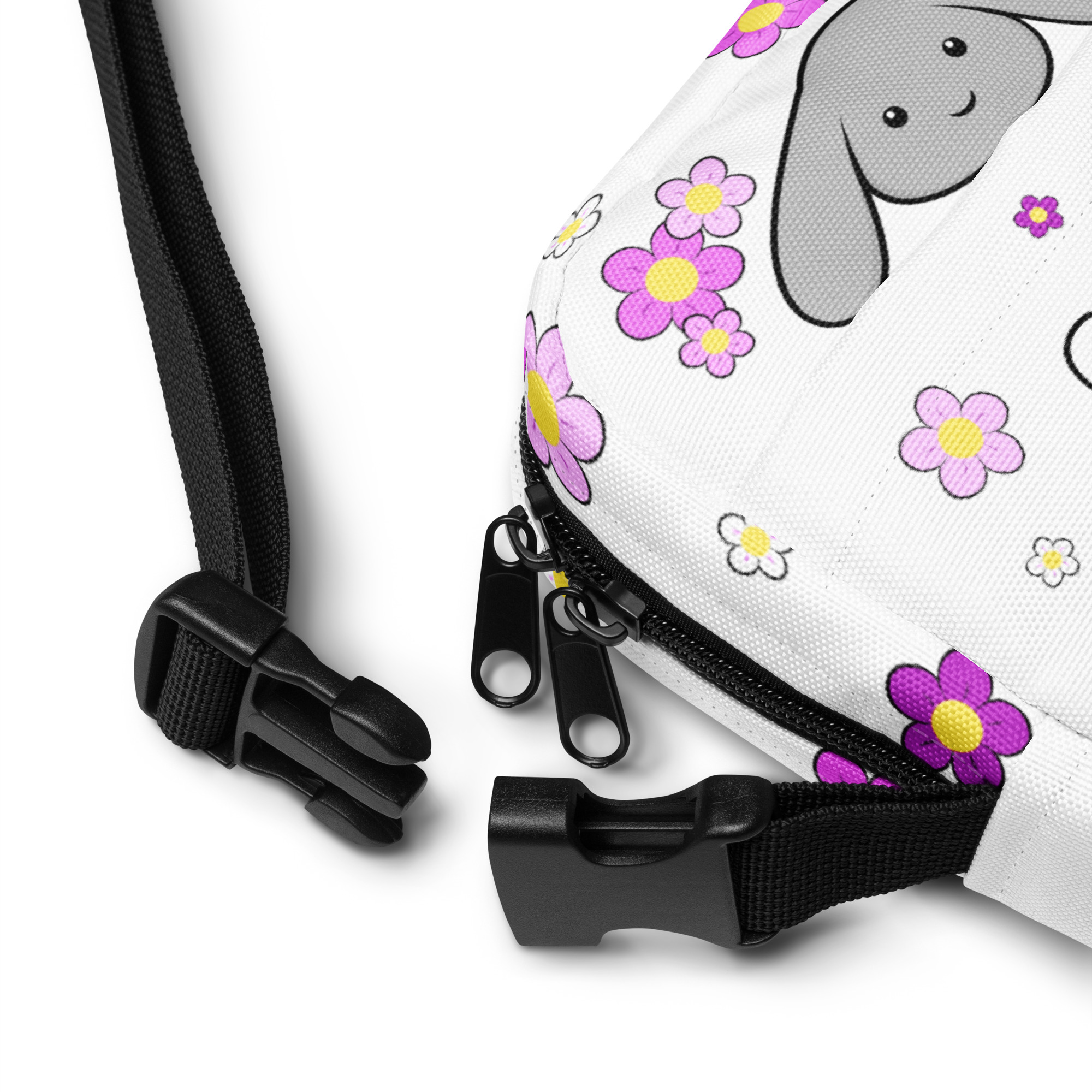 Flower Bunnies Utility crossbody bag