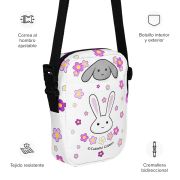 Flower Bunnies Utility crossbody bag