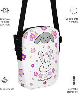 Flower Bunnies Utility crossbody bag