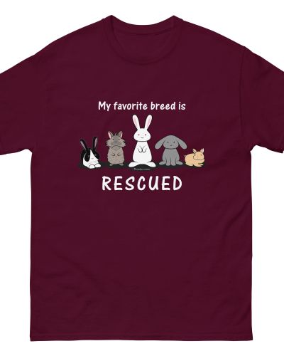 My Favorite Breed is Rescued Unisex Classic Tee