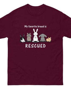 My Favorite Breed is Rescued Unisex Classic Tee