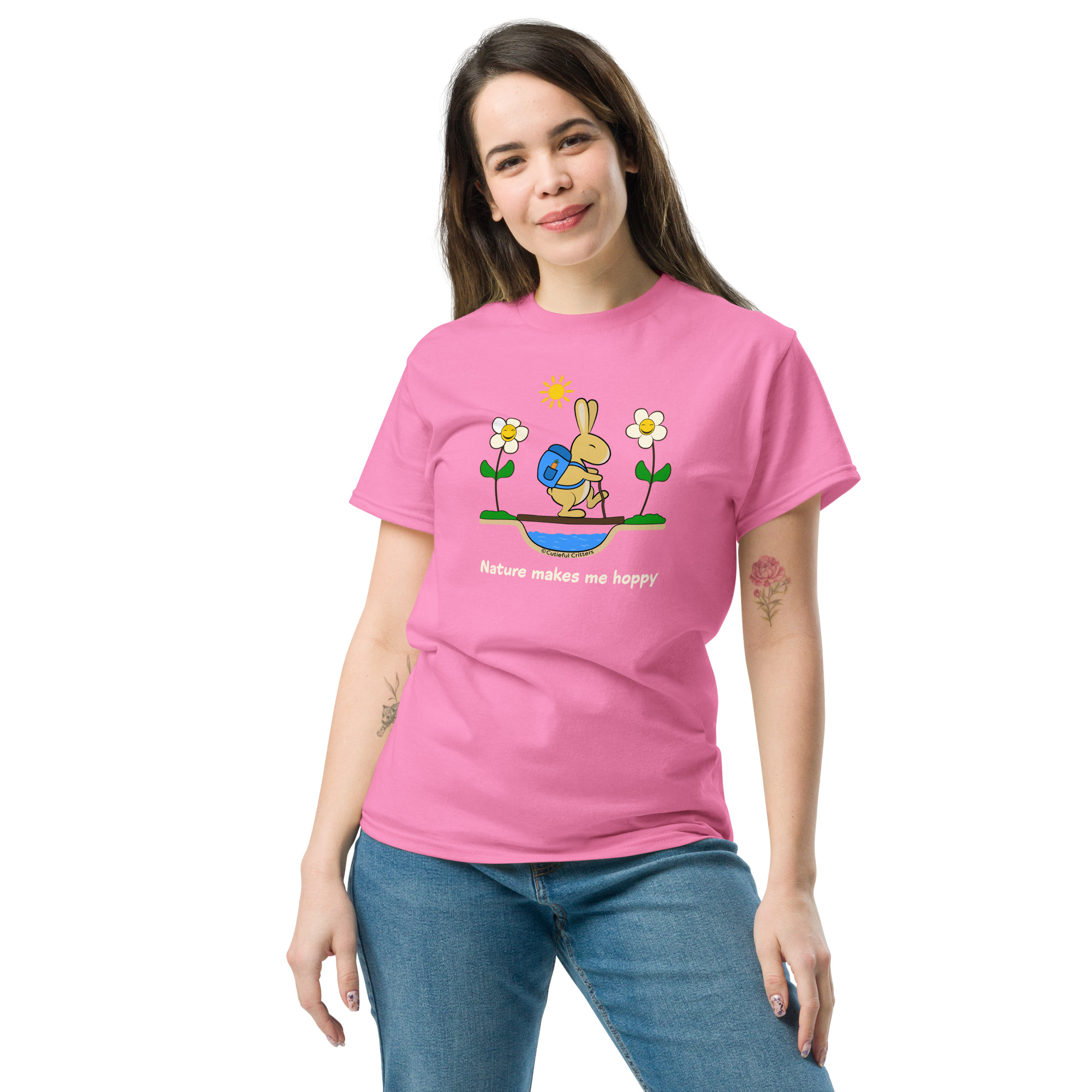 Nature Makes Me Hoppy Unisex classic tee