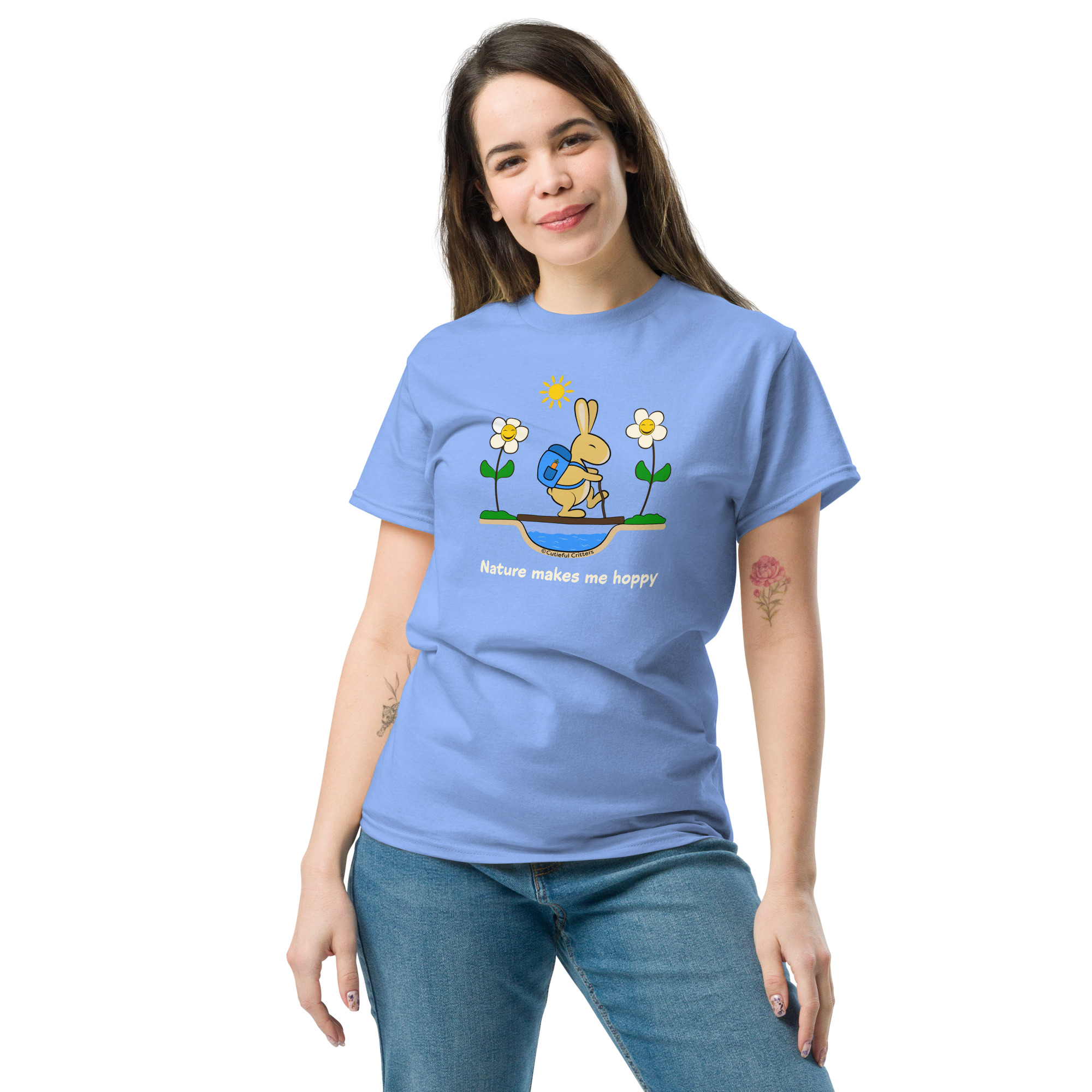 Nature Makes Me Hoppy Unisex classic tee