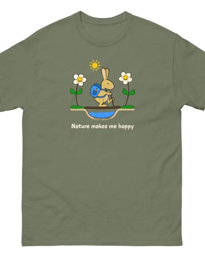 Nature Makes Me Hoppy Unisex classic tee