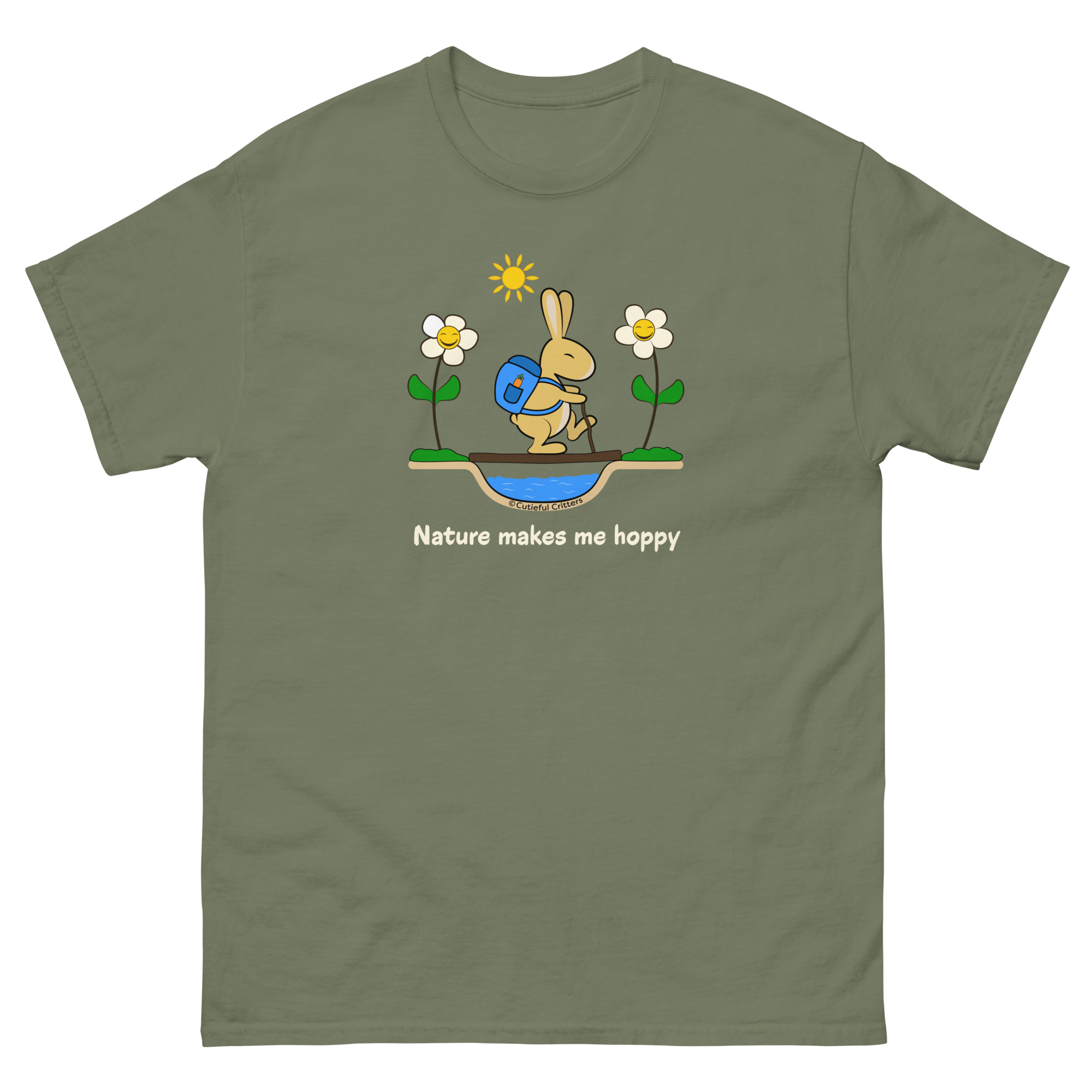 Nature Makes Me Hoppy Unisex classic tee
