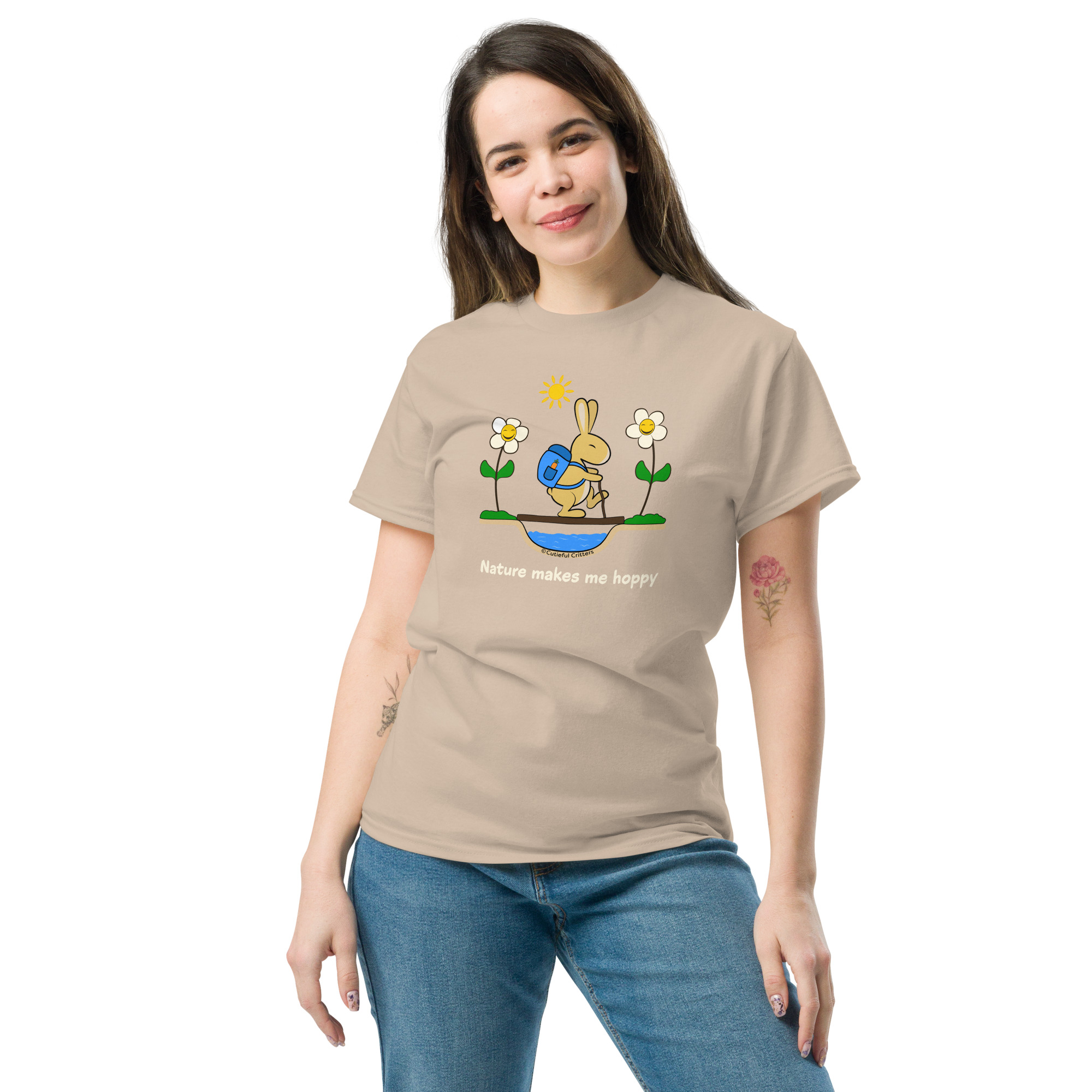 Nature Makes Me Hoppy Unisex classic tee
