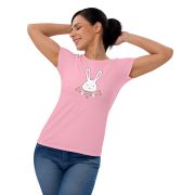 Flower Bun Uppy Eared Women’s short sleeve t-shirt