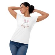 Flower Bun Uppy Eared Women’s short sleeve t-shirt