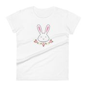 Flower Bun Uppy Eared Women’s short sleeve t-shirt
